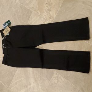 Women's LL Bean black jeans size 10